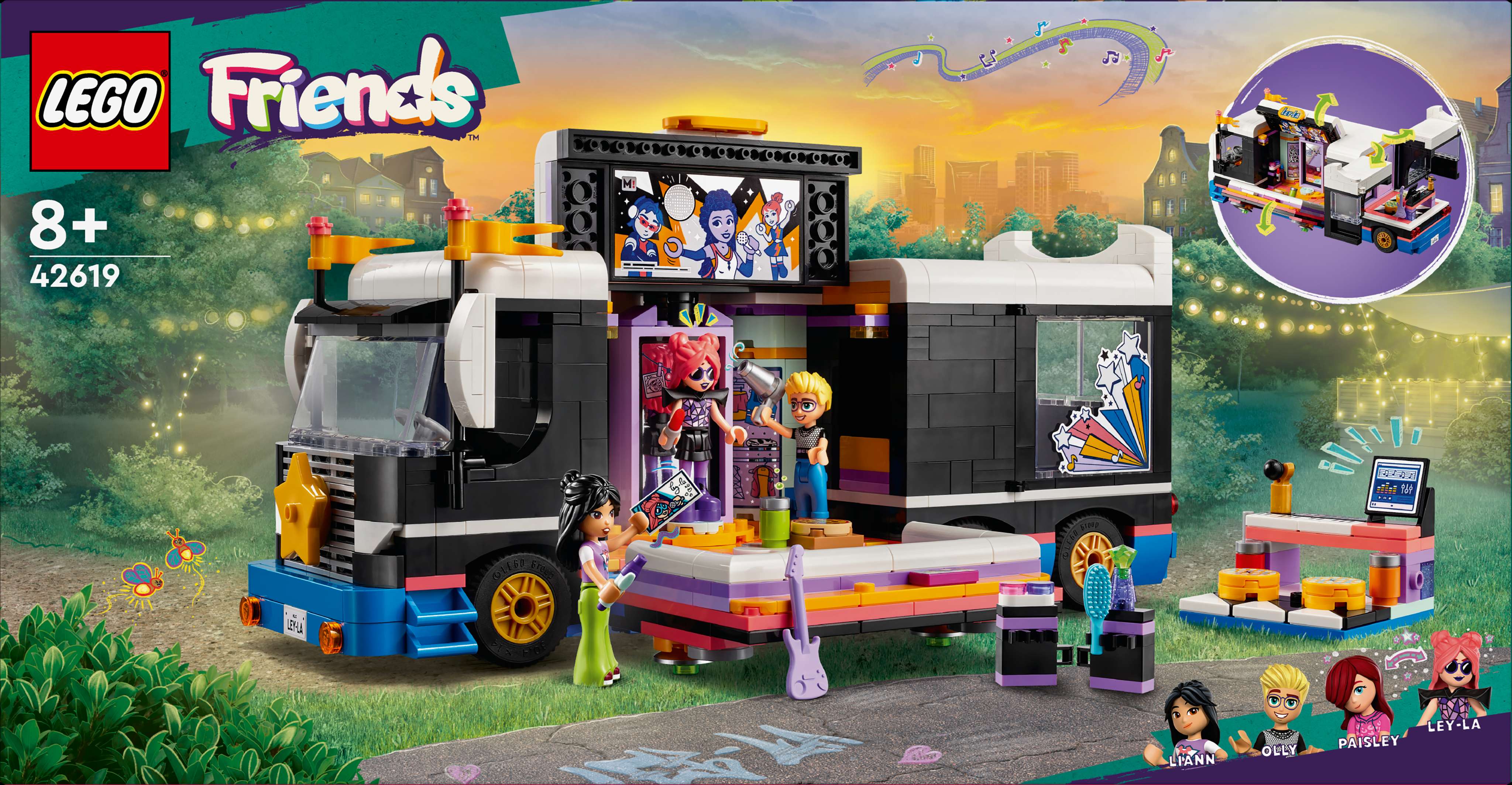 Pop Star Music Tour Bus