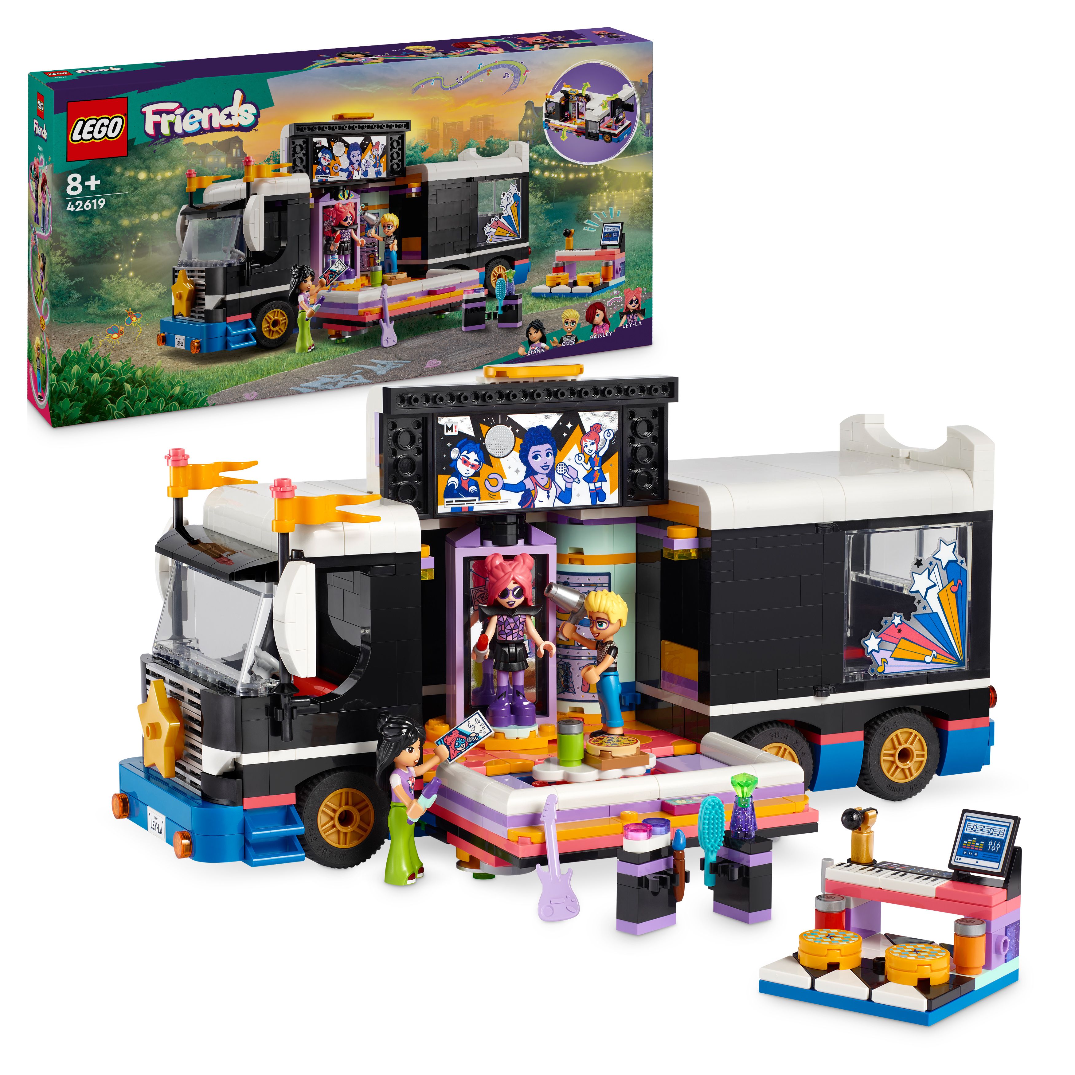 Pop Star Music Tour Bus