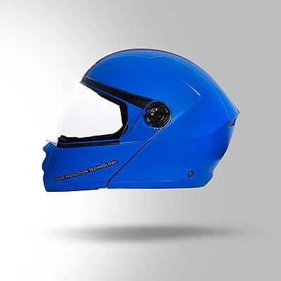 STUDDS NINJA ELITE BLUE WITH CARBON STRIP C/V (L)