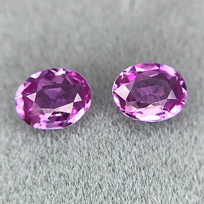 1.00ct Oval Mixed Cut Sapphire Pair 1.00ct Oval Mixed Cut Sapphire Pair