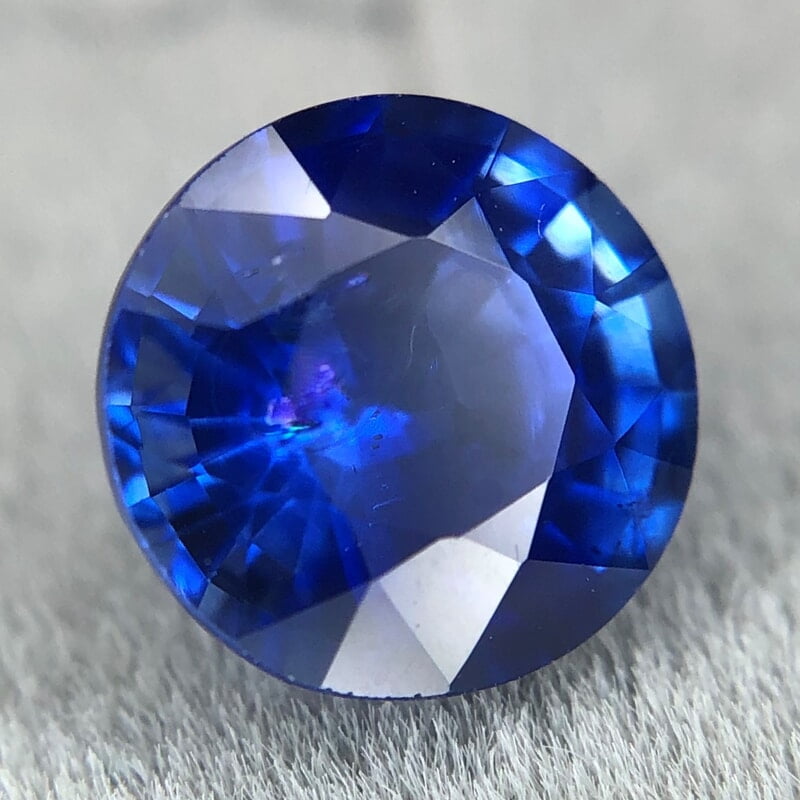 1.45ct Round Mixed Cut Sapphire 1.45ct Round Mixed Cut Sapphire