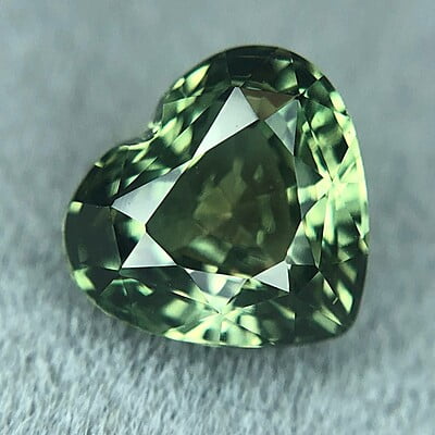 1.57ct Heart Mixed Cut Sapphire
