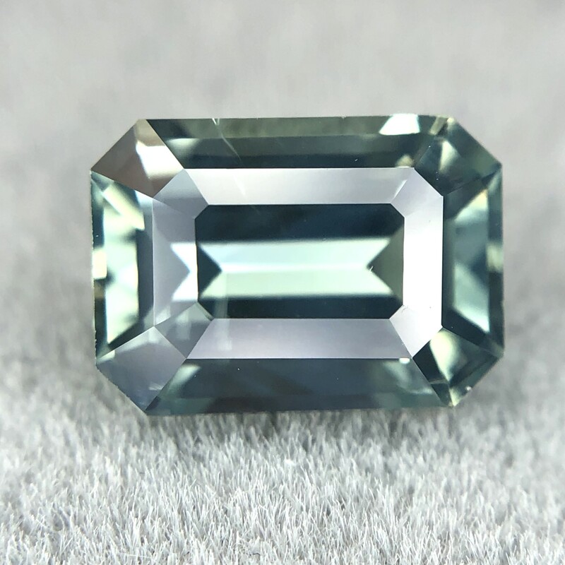 2.15ct Octagon Step Cut Sapphire