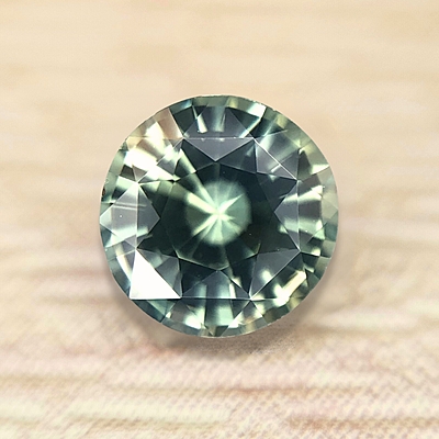 1.06ct Round Mixed Cut Sapphire 1.06ct Round Mixed Cut Sapphire