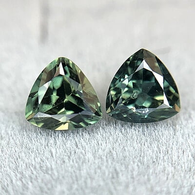1.58tcw Trillium Mixed Cut Sapphire Pair