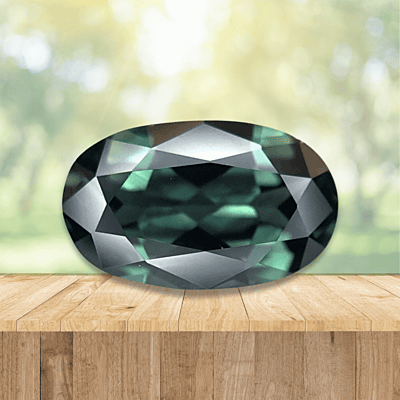 'Arwyn Green Sapphire & Diamond' Ring 'Arwyn Green Sapphire & Diamond' Ring