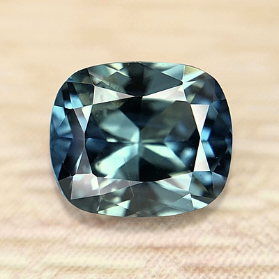 1.19ct Cushion Mixed Cut Sapphire
