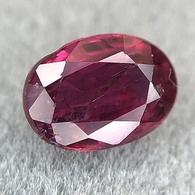 0.97ct Oval Mixed Cut Ruby