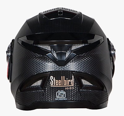 STEELBIRD SBH-17 ROBOT DASHING BLACK C/V (L)