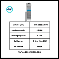 Specification of Usha Aquagenie water dispenser with cooling cabinet Specification of Usha Aquagenie water dispenser with cooling cabinet