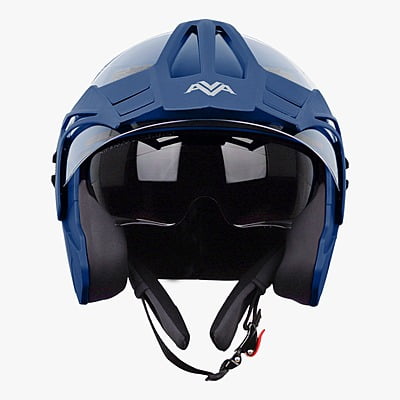 STEELBIRD SBH-23 ISS AVA DASHING WITH PEAK BLUE C/V (L)