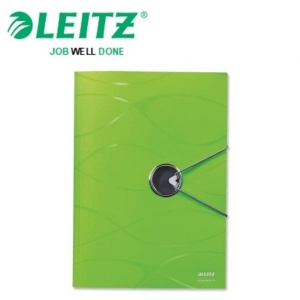 3 FLAP FOLDER LEITZ VIVANTO-4530-55 GRN 3 FLAP FOLDER LEITZ VIVANTO-4530-55 GRN