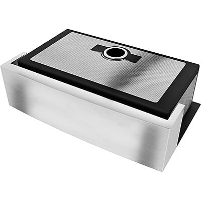 33-inch Farmhouse Kitchen Sink Single Bowl, LZ Series - 456817 33-inch Farmhouse Kitchen Sink Single Bowl, LZ Series - 456817