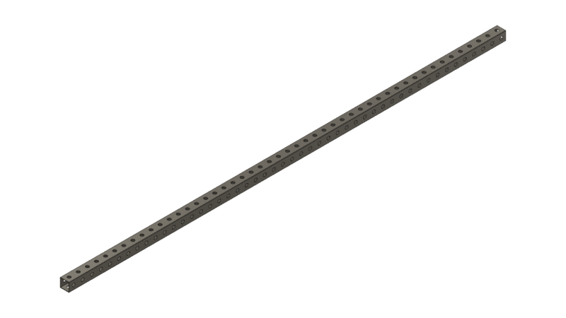 Blue Tube 48" x 1" x 1"