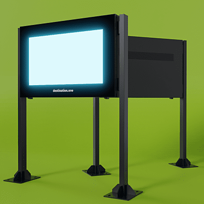 destination.kiosk 49-Zoll OUTDOOR - Querformat inkl. Standfüße destination.kiosk 49-Zoll OUTDOOR - Querformat inkl. Standfüße