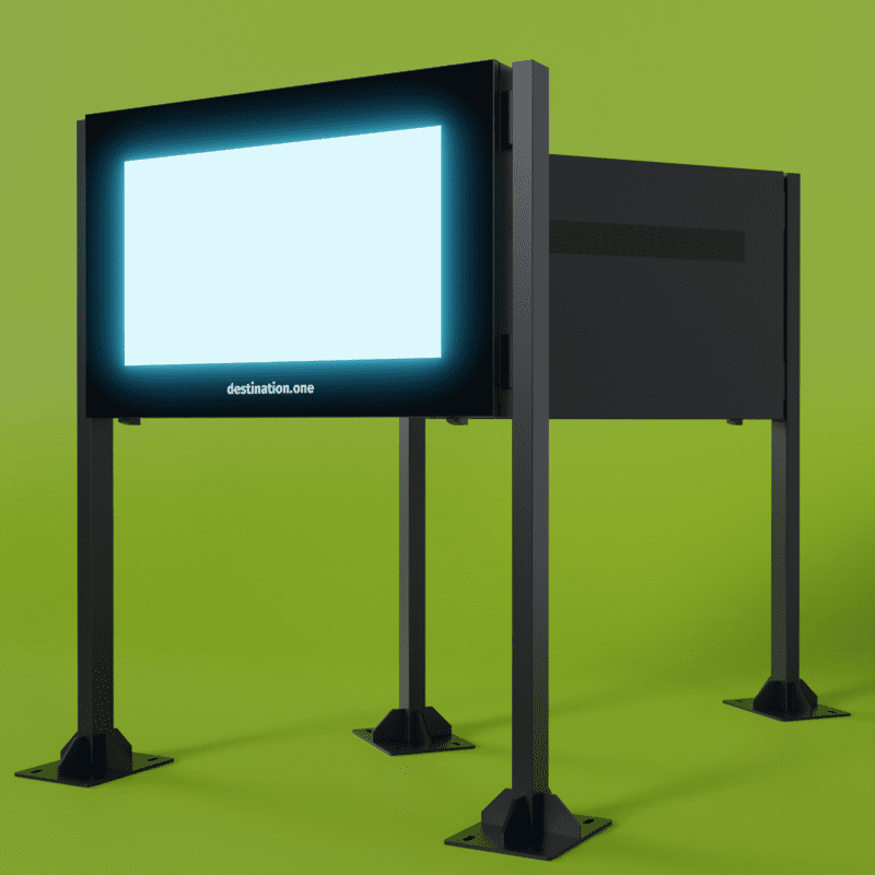 destination.kiosk 49-Zoll OUTDOOR - Querformat inkl. Standfüße destination.kiosk 49-Zoll OUTDOOR - Querformat inkl. Standfüße