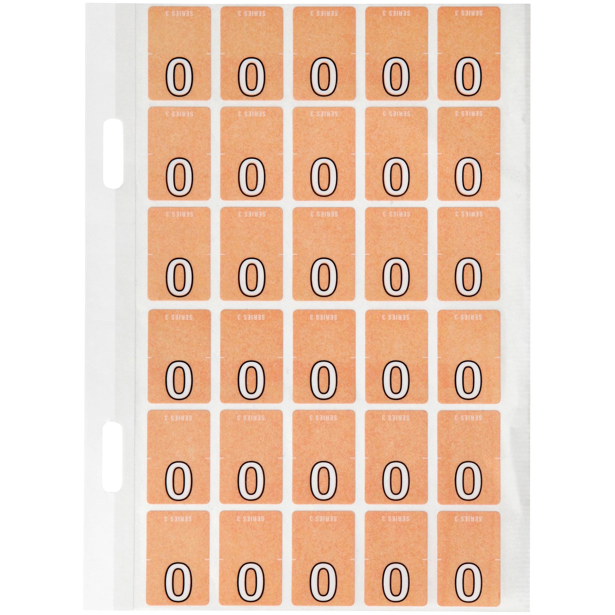 Avery Alphabet Coding Label O Top Tab 20x30mm Orange Pack Of 150