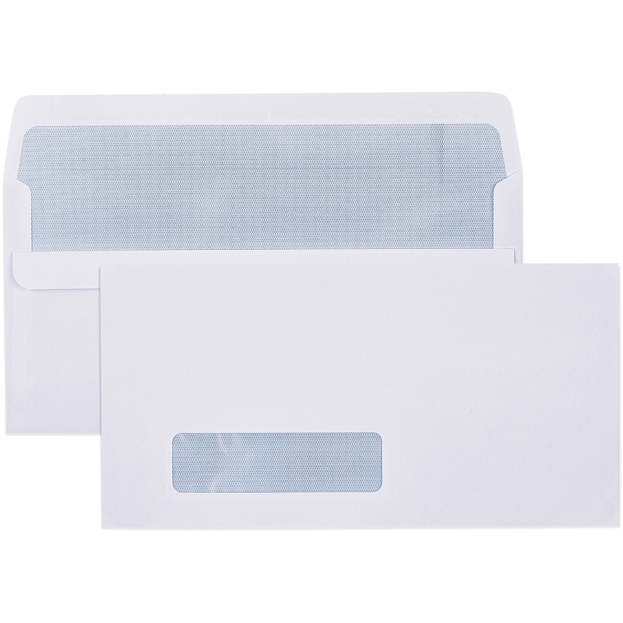 Cumberland Window Face Envelope DLX Self Seal Secretive White Box Of 500