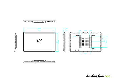 destination.kiosk 49-Zoll INDOOR (Wandmontage) destination.kiosk 49-Zoll INDOOR (Wandmontage)