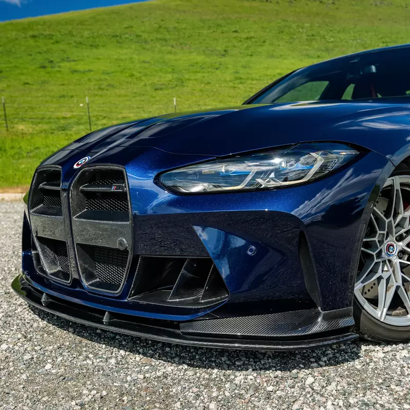 BMW G8X G80 G82 M3 M4 3-Piece Carbon Fiber Race Lip Splitter (2021+)