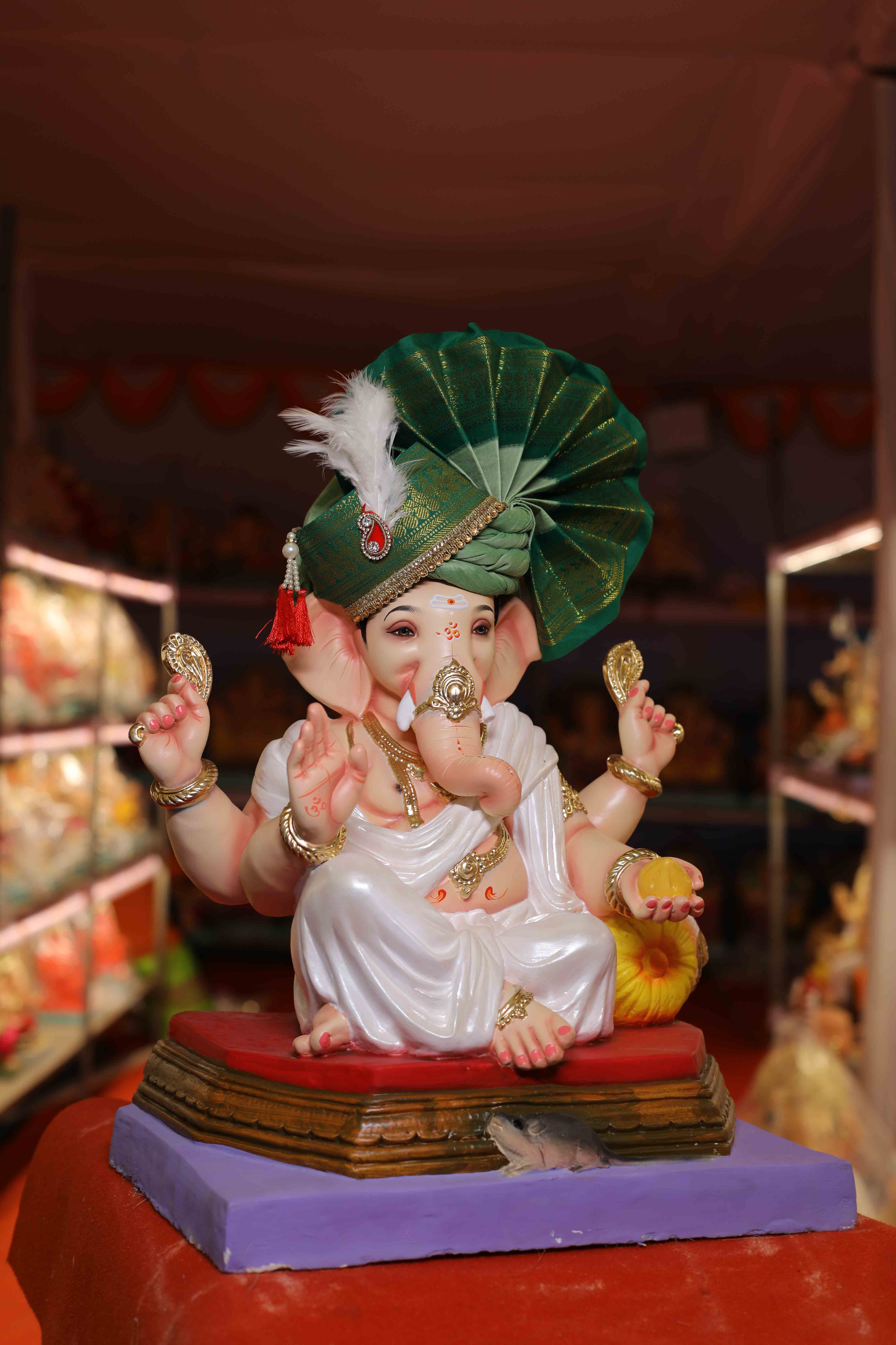 Signature Ganesh Idols 2026-3 |22 Inches Ganpati