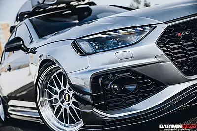 2020–2024 Audi RS4 B9.5 BKSS Style Carbon Fiber Front Lip | Aerodynamic Performance Upgrade 2020–2024 Audi RS4 B9.5 BKSS Style Carbon Fiber Front Lip | Aerodynamic Performance Upgrade