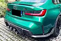 BMW M3 G80 MP Style Dry Carbon Fiber Middle Rear Lip with Winglets | 2021–2025
