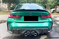 BMW M3 G80 MP Style Dry Carbon Fiber Middle Rear Lip with Winglets | 2021–2025