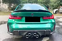BMW M4 G82 / G83 MP Style Dry Carbon Fiber Rear Lip & Winglets | 2021–2025