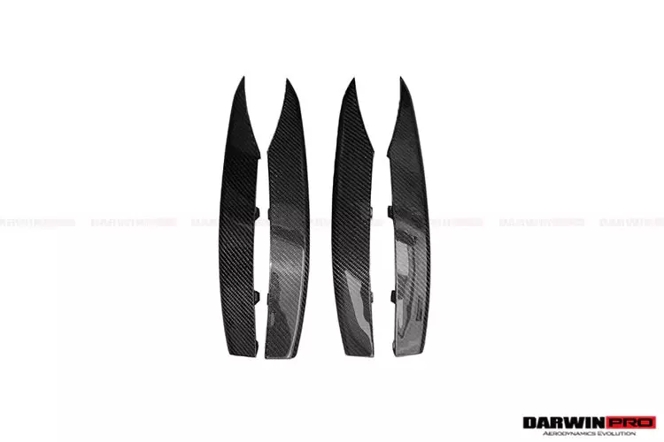 2009–2015 Audi R8 Coupe / Spyder Carbon Rear Air Duct Splitters | CFRP + FGCF Replacement 2009–2015 Audi R8 Coupe / Spyder Carbon Rear Air Duct Splitters | CFRP + FGCF Replacement
