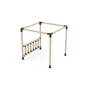 Any Size Pergola Kit with Post Wall for 4x4 Wood Posts Any Size Pergola Kit with Post Wall for 4x4 Wood Posts
