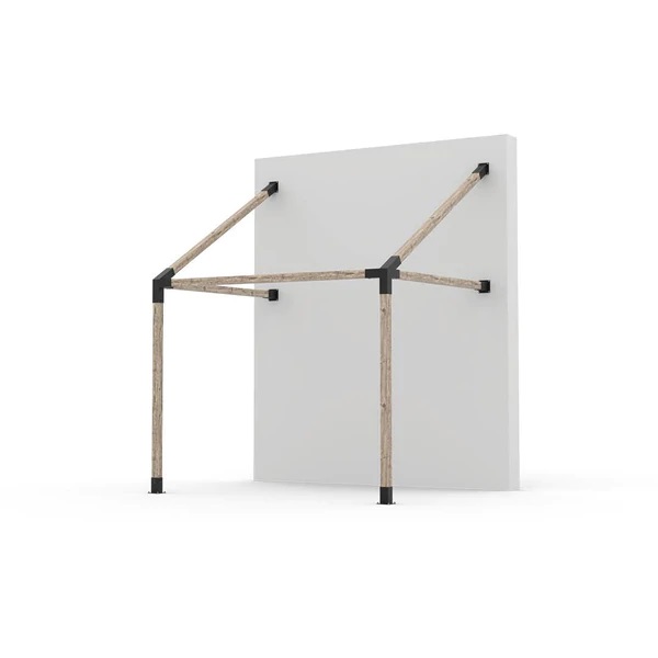 GRID 30 Single Wall Mount Pergola Kit for 4x4 Wood Posts GRID 30 Single Wall Mount Pergola Kit for 4x4 Wood Posts
