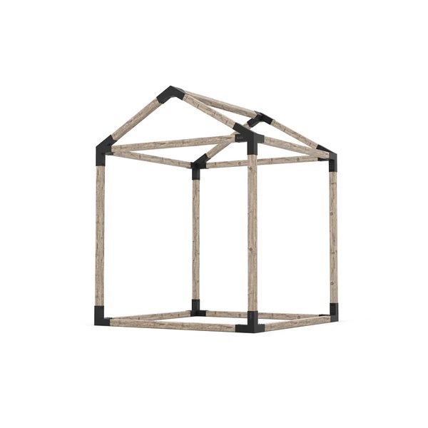GRID 30 Single Pergola Kit with Base for 4x4 Wood Posts GRID 30 Single Pergola Kit with Base for 4x4 Wood Posts