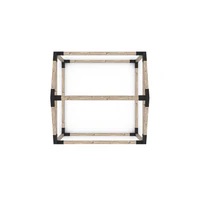 GRID 30 Single Pergola Kit with Base for 4x4 Wood Posts GRID 30 Single Pergola Kit with Base for 4x4 Wood Posts