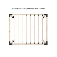 Pergola Kit for 4x4 Wood Posts with KNECT 2x4 Top Rafter Brackets Pergola Kit for 4x4 Wood Posts with KNECT 2x4 Top Rafter Brackets
