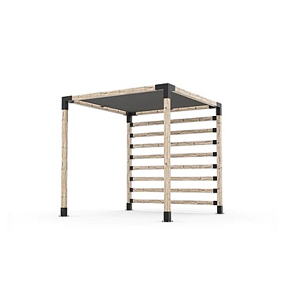 Pergola Kit with Post Wall for 4x4 Wood Posts