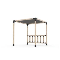 Pergola Kit with Post Wall for 4x4 Wood Posts Pergola Kit with Post Wall for 4x4 Wood Posts