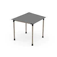 Pergola Kit with Water Repellent Umbrella Top for 4x4 Wood Posts