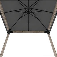 Pergola Kit with Water Repellent Umbrella Top for 4x4 Wood Posts Pergola Kit with Water Repellent Umbrella Top for 4x4 Wood Posts