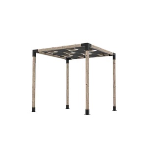 Pergola Kit with Wave Shades for 4x4 Wood Posts Pergola Kit with Wave Shades for 4x4 Wood Posts