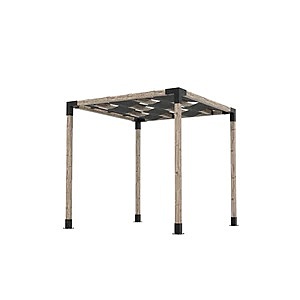 Pergola Kit with Wave Shades for 4x4 Wood Posts