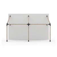 GRID 30 Double Wall Mount Pergola Kit for 4x4 Wood Posts GRID 30 Double Wall Mount Pergola Kit for 4x4 Wood Posts