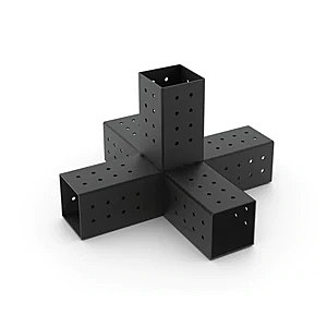 QUINT 5 Arm Pergola Structure Expansion Bracket with SOLO for 4x4 Wood Posts QUINT 5 Arm Pergola Structure Expansion Bracket with SOLO for 4x4 Wood Posts