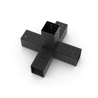 QUINT 5 Arm Pergola Structure Expansion Bracket with SOLO for 4x4 Wood Posts QUINT 5 Arm Pergola Structure Expansion Bracket with SOLO for 4x4 Wood Posts