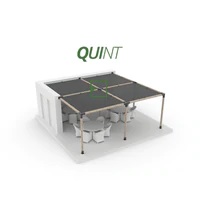 QUINT 5 Arm Pergola Structure Expansion Bracket with SOLO for 4x4 Wood Posts QUINT 5 Arm Pergola Structure Expansion Bracket with SOLO for 4x4 Wood Posts
