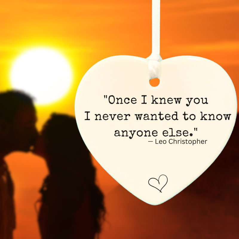 3" Heart Ceramic Ornament – Once I Knew- Romantic Keepsake Engagement, Wedding, or Anniversary 3" Heart Ceramic Ornament – Once I Knew- Romantic Keepsake Engagement, Wedding, or Anniversary