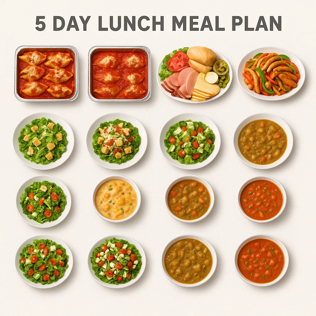 5-Day Lunch Meal Plan