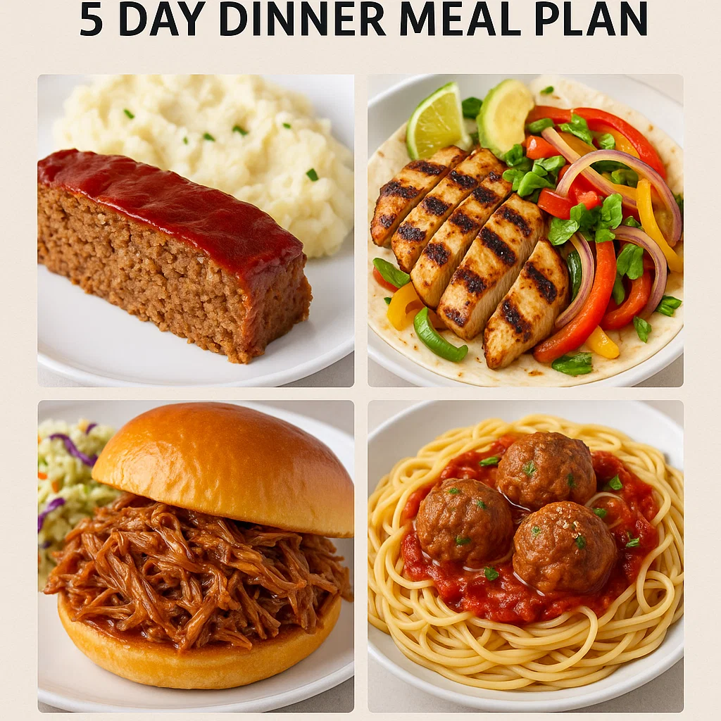 5-Day Dinner Meal Plan