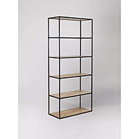 Reno Black Metal Frame Bookshelf Reno Black Metal Frame Bookshelf