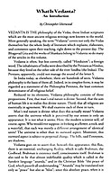 Living Wisdom - Vedanta in a World Community Living Wisdom - Vedanta in a World Community